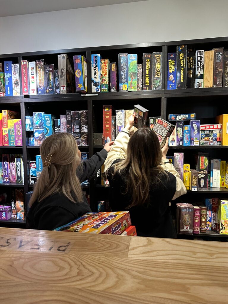 Full Stacks at a book cafe