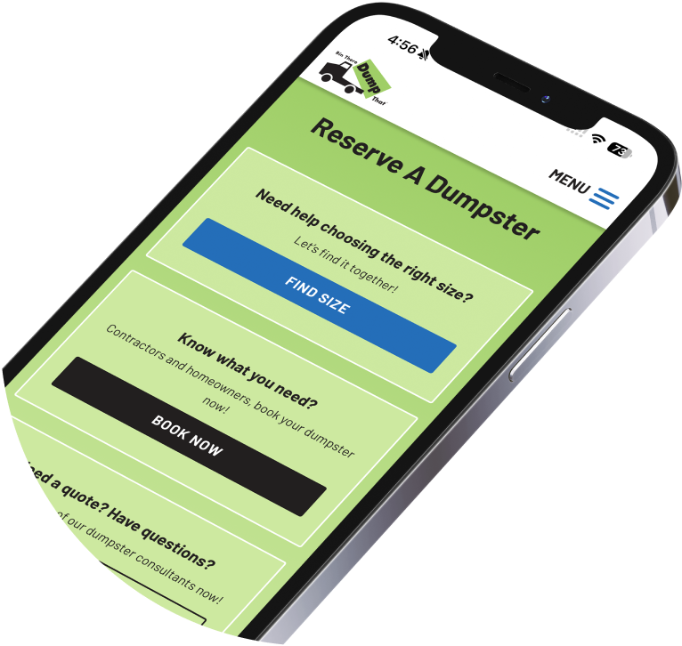 BTDT website on a mobile device