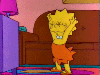 Lisa Simpson dancing